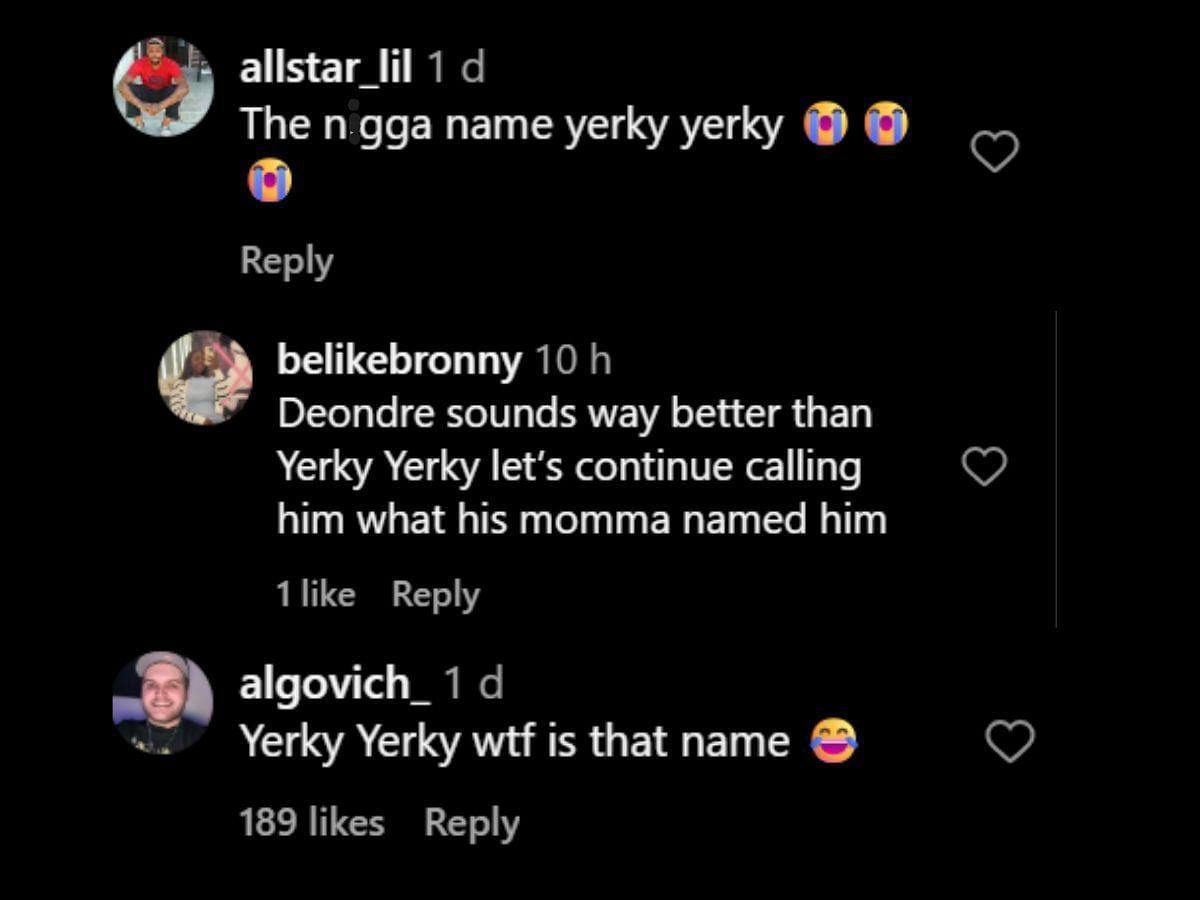 Netizens discuss Skai Jackson's ex-boyfriend, Deondre Burgin's Instagram live. (Image via Instagram/@hollywoodunlocked)